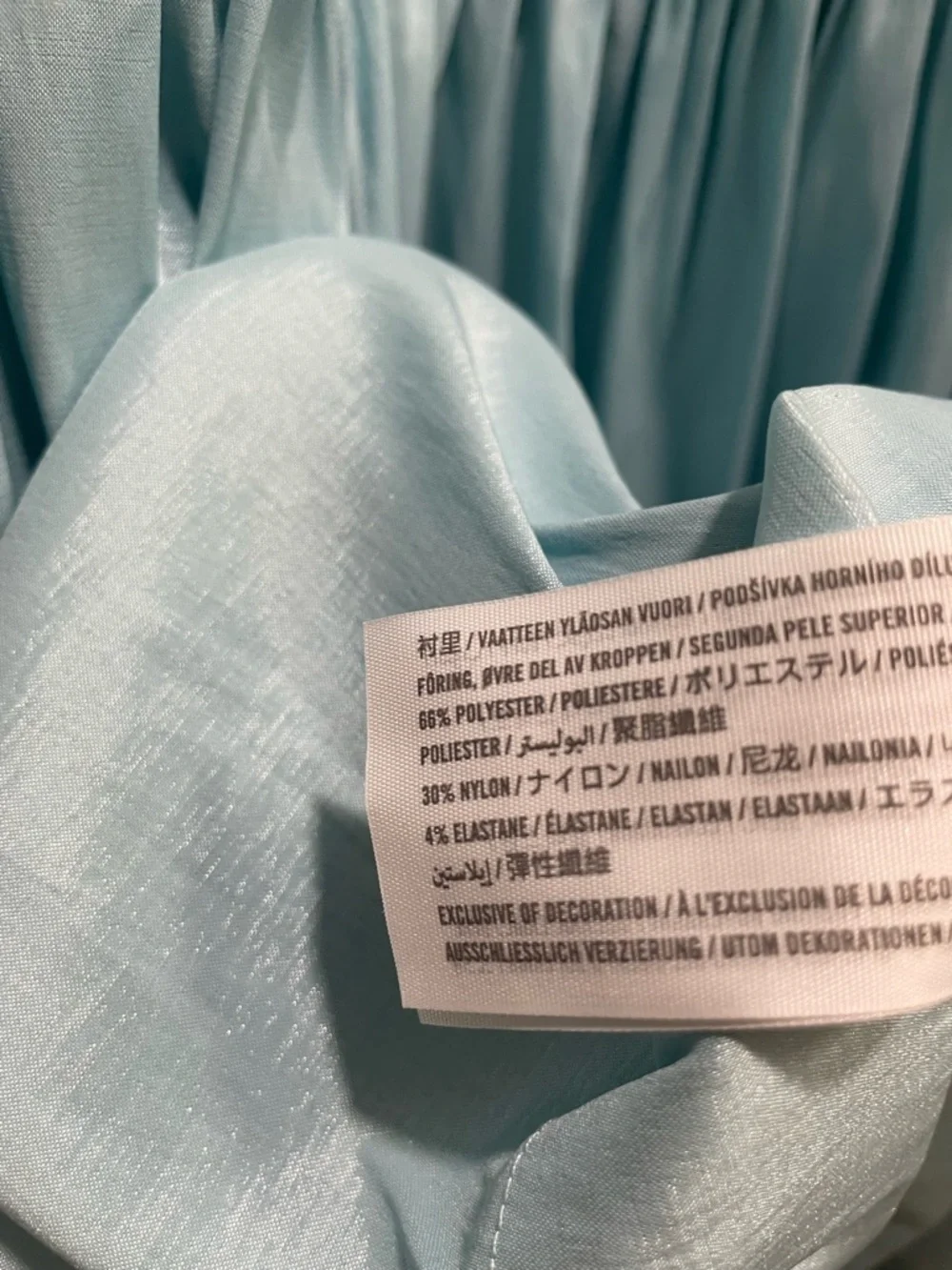 A&F Drama Bow-Back Taffeta Maxi Dress Light Blue Summer Wedding Modern Romantic